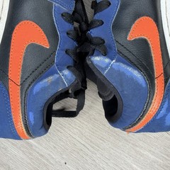 Nike Air Jordan 1 Low GS Size 6.5Y Blue Orange Black Youth