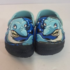 CROCS FUNLAB LED EYE LIGHTS Shark Blue SANDALS – Size: C4