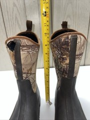 Muck Realtree Hale Boots Kid’s Brown Pull On Waterproof Round Toe Sz 3