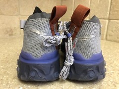 Nike React WR ISPA Wolf Grey Running Shoes CT2692-001 Men’s Size 4.5 EUR 36.5