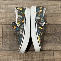 Vans Classic Slip On Dinosaur Shoes Sneakers Size 2 Kids Youth Colorful