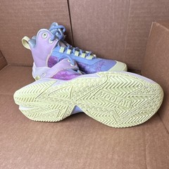 Moolah Press Break V2-YEL Unisex Kids 4.5 Purple/Blue/Yellow Mid Top