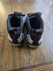 Nike Foamposite Camouflage High Top Athletic Shoes Black Gray White Red Size 10
