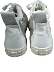 Billy Classic White Lace Full Zip Hightop Sneaker Kids Size 12