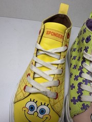 Nickelodeon Spongebob & Patrick Kids High Tops Shoes Fun Cartoon Youth Size 2