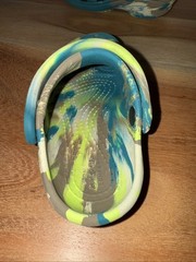 Crocs Kids Classic Marbled Clogs Marbled Teal Green Beige Shoes Size 7 Toddler