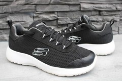 Skechers Dynamight Turbo Dash kids trainers unisex black size 35 excellent condition