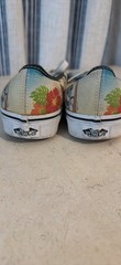 VANS Authentic Disney Mickey Mouse Floral Canvas Low Top Sneakers Kids 5.5