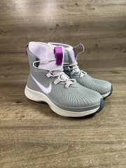 Nike Binzie Kids Rain Boots Grey/Violet Frost 6Y
