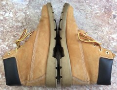Timberland Big Kids 6 Inch Basic Waterproof Wheat Leather Boots Size 6M #10960
