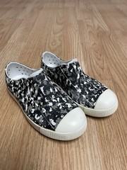 Native Jefferson Print Shoe Pigeon Grey/Shell White/Mist Camo Little Kids C12