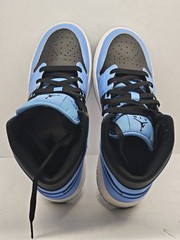Size 6.5 (GS) – Jordan 1 Mid University Blue Black