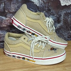 Vans x One Piece Anime Collection Old Skool Sneakers Straw Hat Crew Youth SZ 2.5