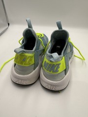 Nike Air Huarache Run GS Size 5.5Y Blue/Neon Green Sneakers 847568-402