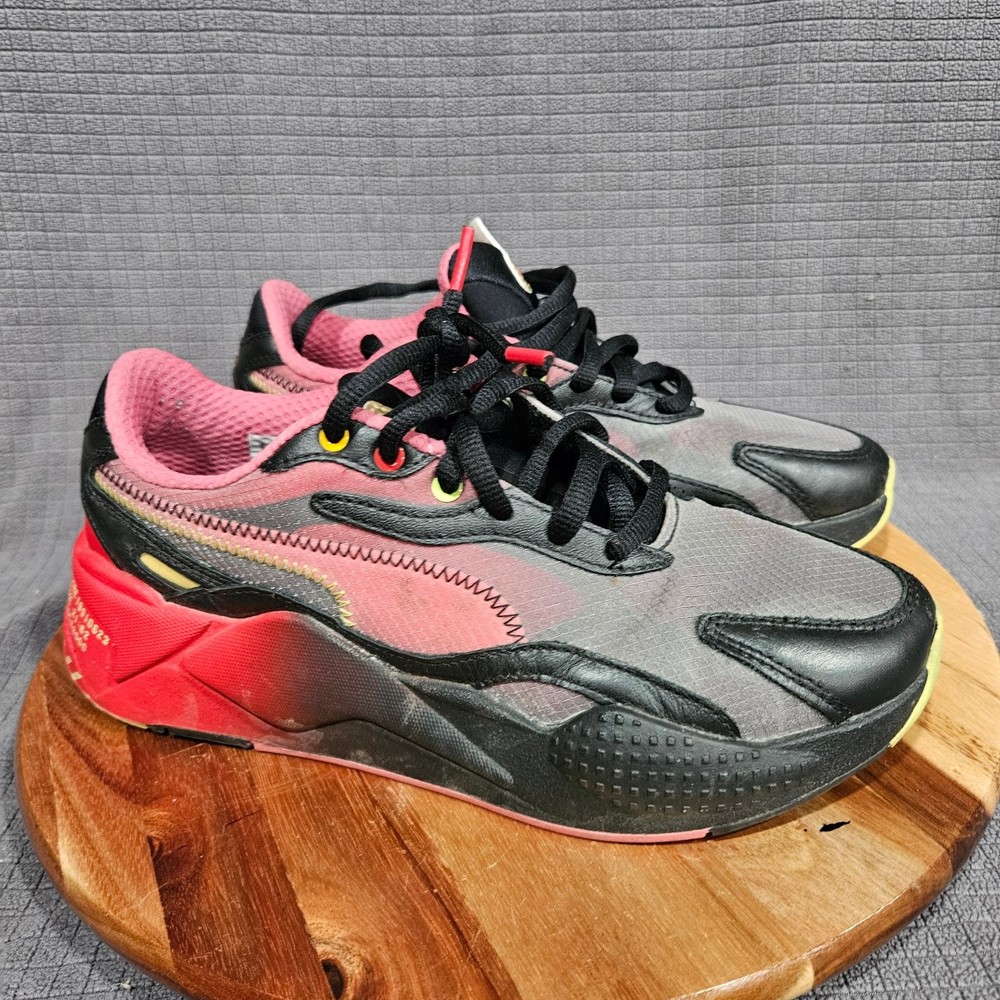Puma RS-X3 Sonic the Hedgehog Sneakers Unisex Kids 7C Red Black Mesh