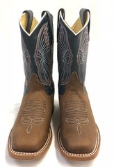 Kids Anderson Bean Boots, Blue Moon Pie Top w/Brave Stitch Pattern-Style ABK3007