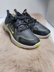 Nike Renew Lucent Size 5Y / W 7Running Shoes Black Volt CD6906-004 React