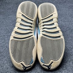 Jordan 12 Retro Wolf Grey University Blue Kids 7Y Grey Basketball 153265-007