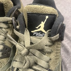 Nike Air Jordan 4 Retro SE Craft Medium Olive GS Size 3.5 FB9928-200