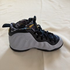Nike Little “Penny” Graffiti Posite One – Wolf Grey/Blue – Kids 1Y