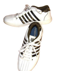 K Swiss Classic Sneakers Big Kids Sz 4.5 83643-185 White Camo Camouflage Leather