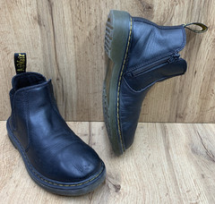 Dr Martens Junior 2976 J Softy T Leather Chelsea Leather Boots Kids Junior Sz 3