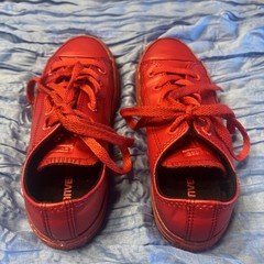 Size Junior 1 – Converse Chuck Taylor All Star Ox Triple Red #1615