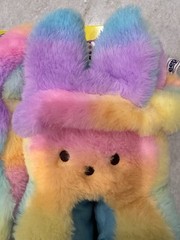 Peeps Slippers and Headband Set, Rainbow Size 13/1