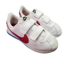 Nike Cortez Basic SL Youth Shoe Size 1.5 Royal Red/White/Blue Sneakers 904767