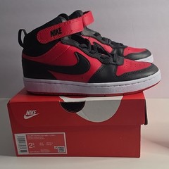 Nike Court Borough Mid 2 PSV Unisex Kids Mid Top Hook & Loop 2.5Y CD7783