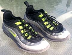 Nike Air Max Youth Athletic Shoes Size 5Y AH5222-012 Black/Gray/Neon Green