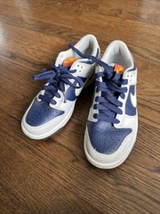 Nike Dunk Low size 4Y Shoe Sneaker Grey/Midnight Navy/Summit UV FB9109-002