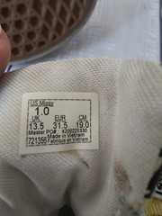 Kids Vans Size 1 Multicolor Butterfly Checkers