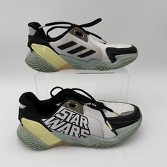 Adidas Disney Star Wars White Green Black sneakers Shoes sz 6.5