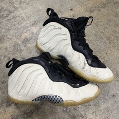 Nike Little Posite One Size 7Y Light Orewood Foamposite FQ1930-001 *DISTRESSED*