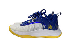 Under Armour STEPH CURRY GS 3Z6 Basketball Shoes Youth Size 3.5Y Blue Yellow