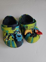 Crocs Classic Marbled Tie Dye Slip-On Fleece Lined Clogs Size 5 (Little Kids)