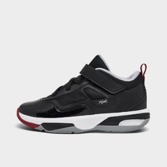 NIB Kid Jordan Stay Loyal 3 Stretch Lace Black/Varsity Red/White/Grey FB9923 006