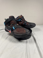 Nike LeBron Soldier 9 IX Black Orange Blue Basketball Shoes Youth Size 5.5Y