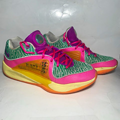 Nike KD 16 Pink/Green/Purple/Orange Low Top Lace-Up Basketball Sneakers Kids 8.5