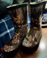 Magellan Outdoors Kids 11D Rubber Waterproof Camo Rain boots For Boys 157268