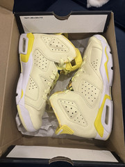 Jordan Air Jordan 6 Retro GS Citron Tint Dynamic Yellow Sneaker 6Y 543390-800