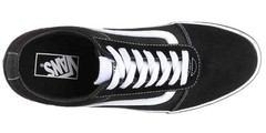VANS Ward Black / White Kids Unisex Skate Shoes Suede / Canvas Size 13 US