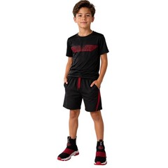 Kurt Geiger London Kids Lettie Knit Sock Sneakers Black Red High Top Trainers