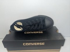 CONVERSE ALL STAR CT BLACK MONO OX FITS BOYS AND GIRLS.