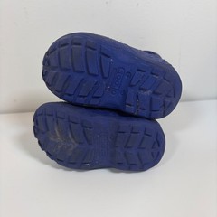 Crocs Kids Handle It Rain Boots Blue Waterproof Pull On C6