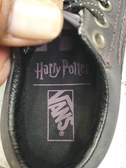 Vans x Harry Potter – Old Skool Deathly Hallows Black Shoes Kids Size 12.5