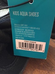 West Loop size Medium 2-3 Kids Aqua Shoes Green Black Water Summer Beach Shoes