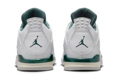Little Kid’s Jordan 4 Retro White/Oxidized Green-White (BQ7669 103)