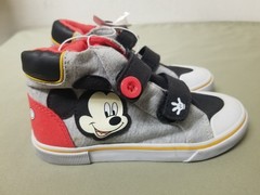 New Mickey Mouse Canvas High Top Kids Shoes.